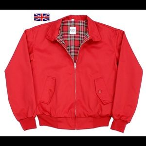 Fruugo Red Harrington Jacket - Size M Medium